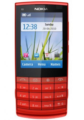 Nokia X3-02.5 Touch and Type Red